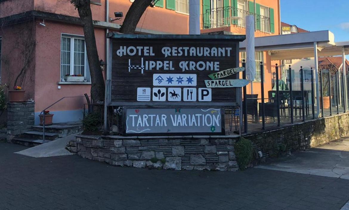 Hotel Hippel Krone Kerzers Экстерьер фото